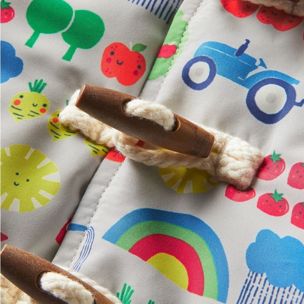 Mini Boden Farm Toggle Coat 9-12m - Picture 4 of 5